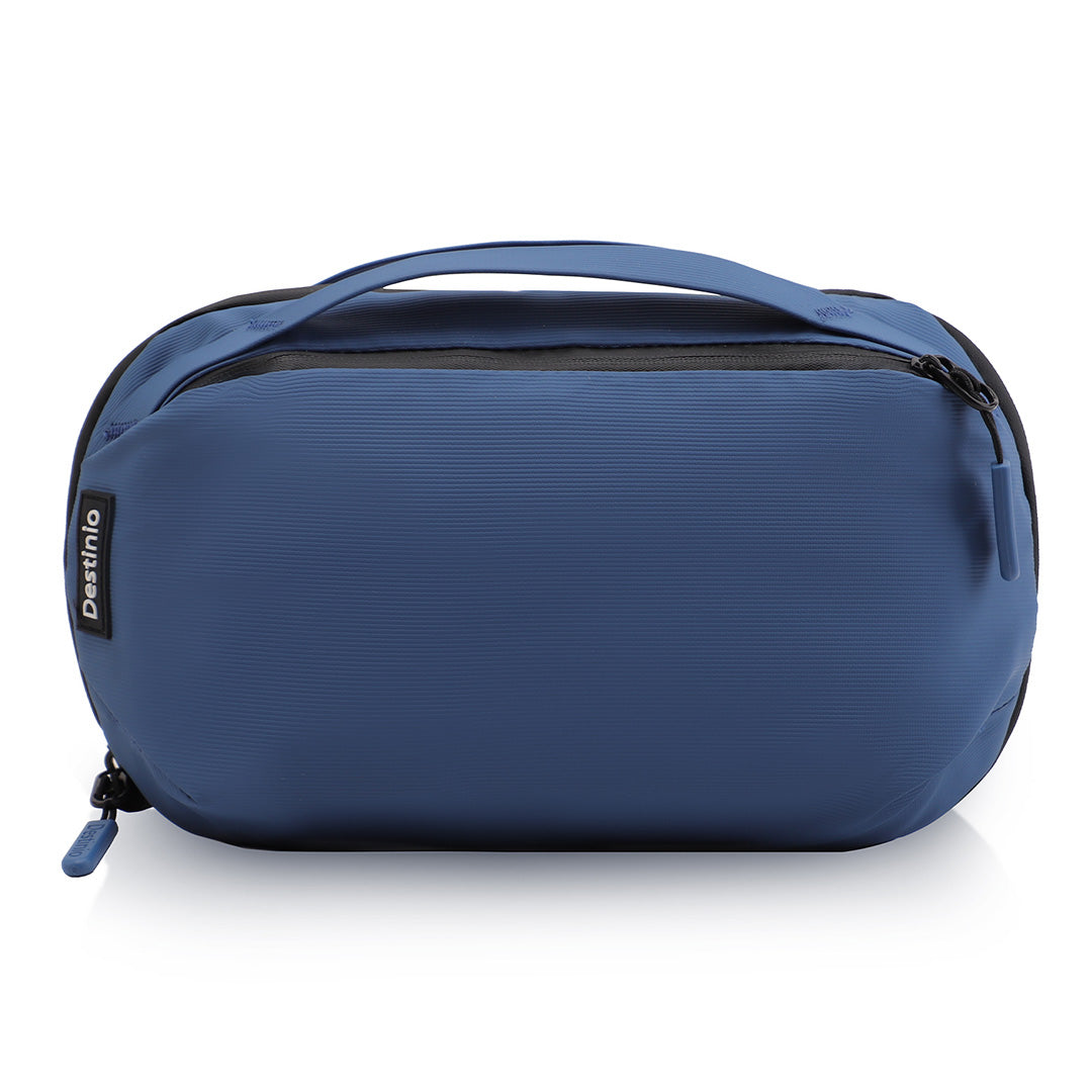 Destinio Premium Toiletry Bag | Waterproof Nylon, Large Storage, Compact Design