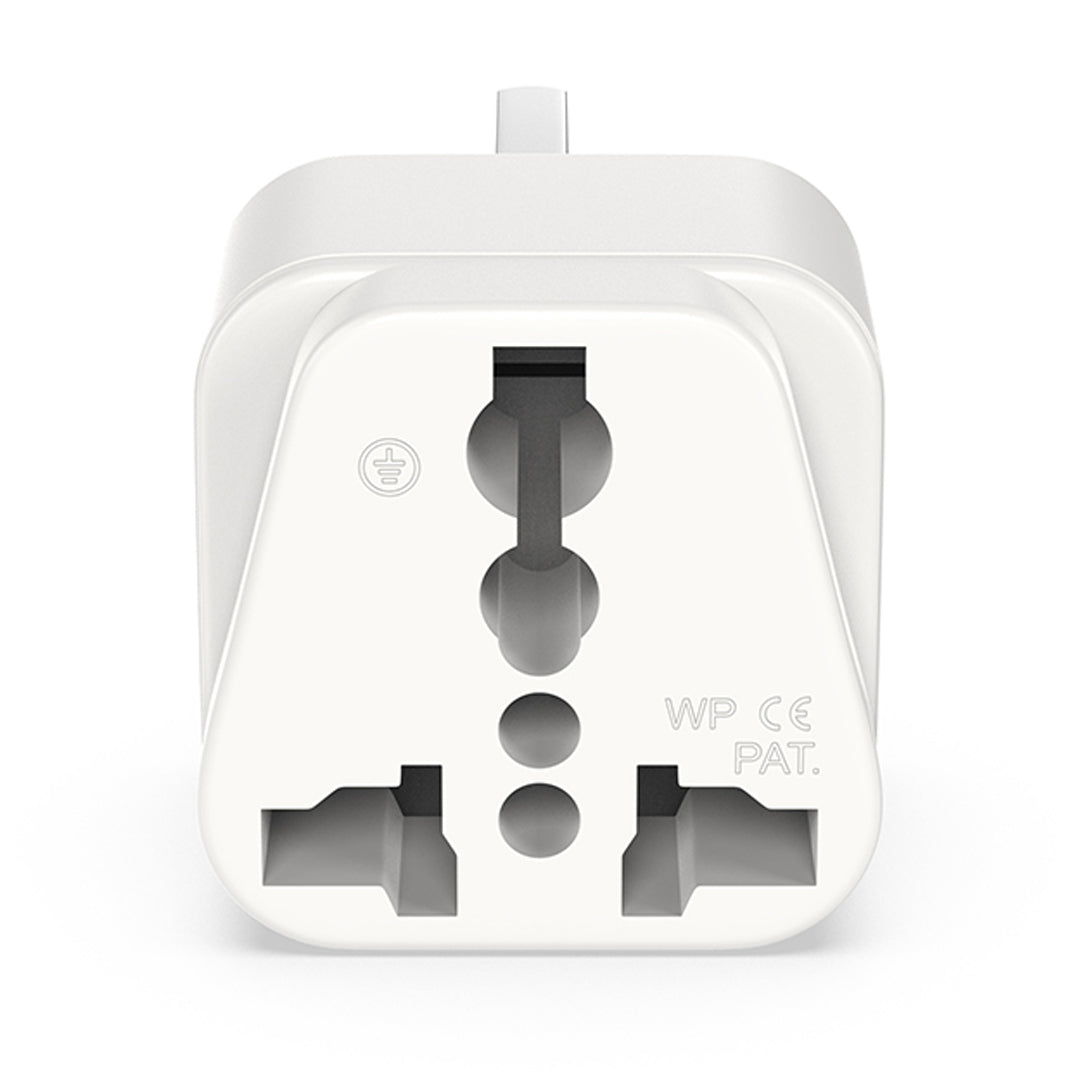 Destinio Multi Adapter Type G UK | Universal Compatibility, Dual Device Charging, Safety Certified