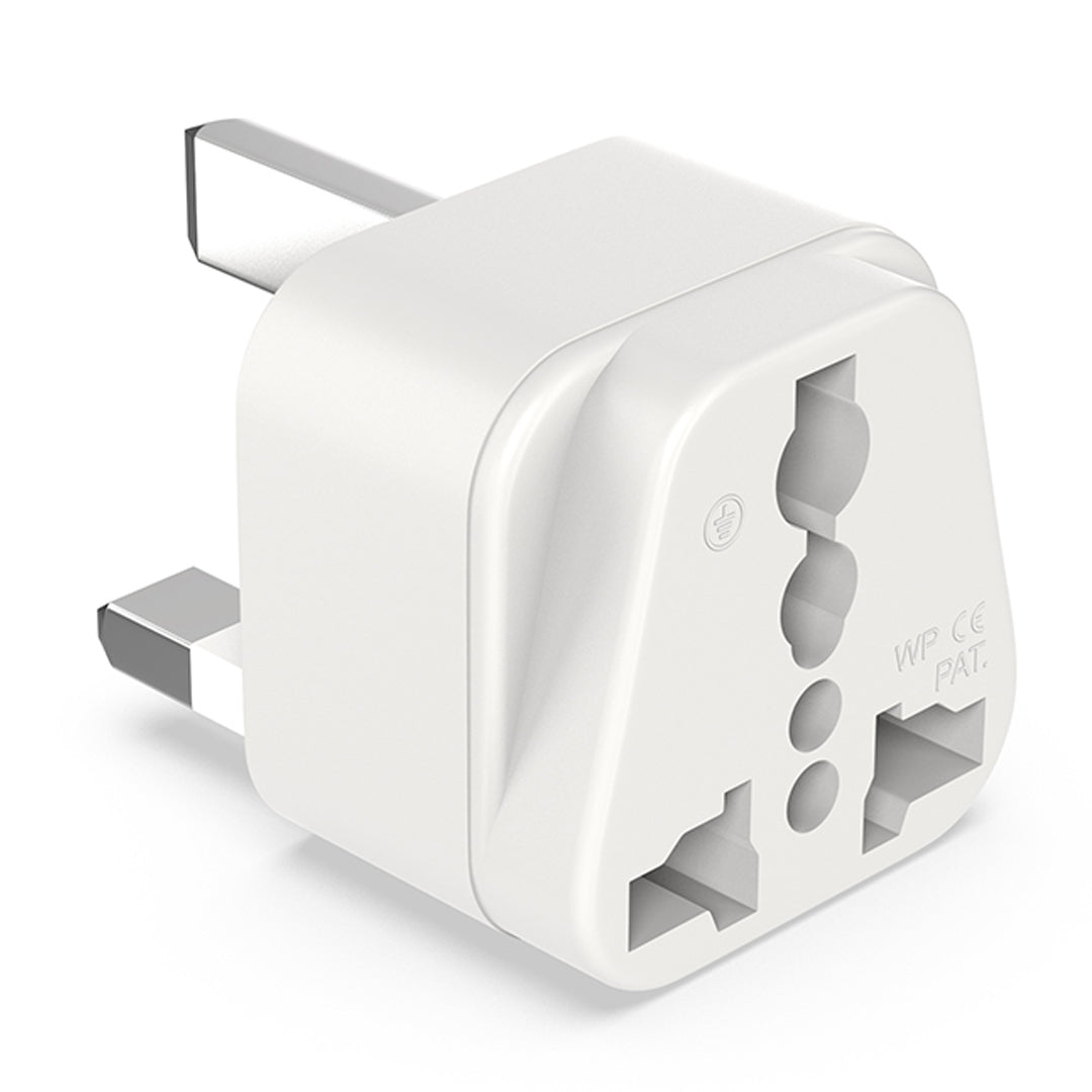 Destinio Multi Adapter Type G UK | Universal Compatibility, Dual Device Charging, Safety Certified