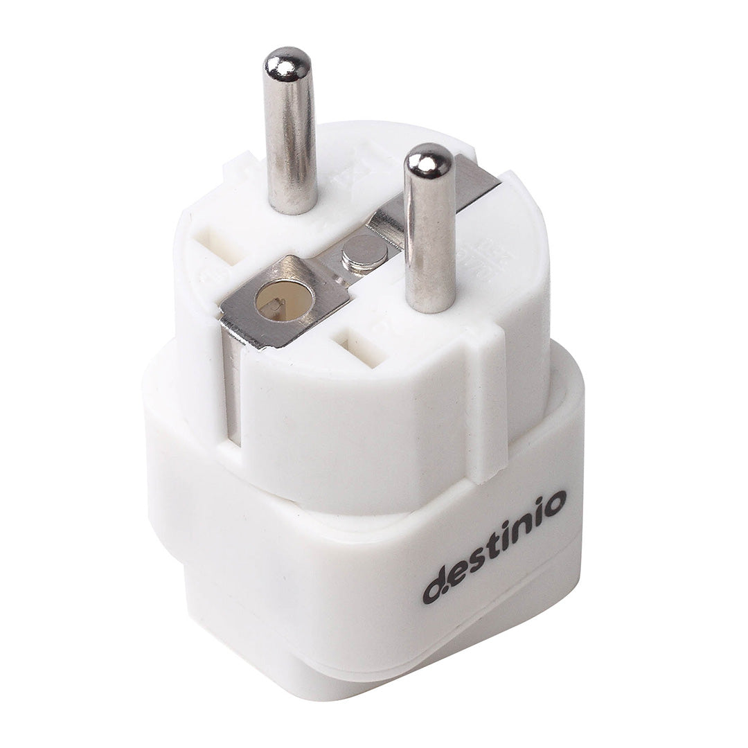 Destinio Multi Adapter Type E/F - Europe | Universal Compatibility, Safety Certified, Durable Design