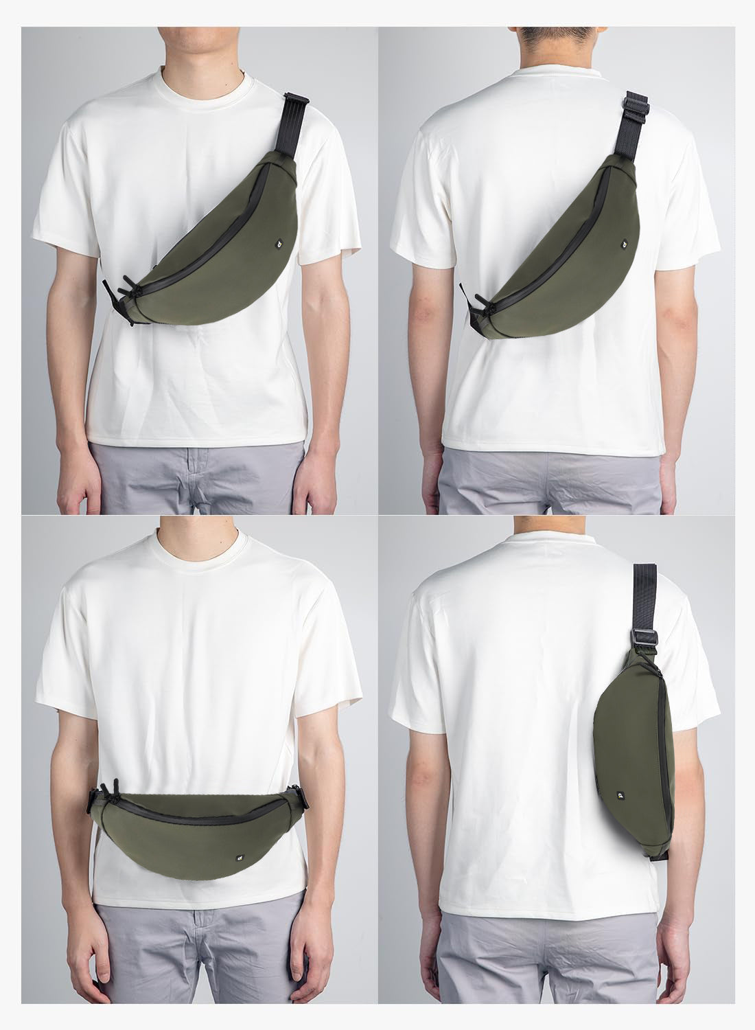 Destinio Banana Waist Bag for Man Woman