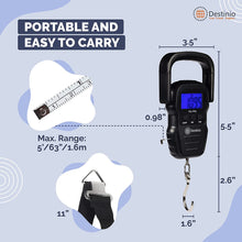 Load image into Gallery viewer, Buy Destinio Hanging Digital Scale Weighing Machine Online - Portable and Easy to Carry - Destinio.in
