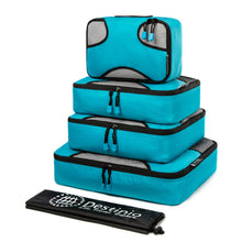 Load image into Gallery viewer, Buy Destinio Packing Cubes Blue Online at Destinio.in
