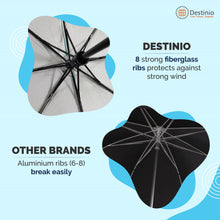 Load image into Gallery viewer, Buy Destinio Polka Dots Printed Umbrella, 21 Inches, 3 Fold - Destinio.in - Fiberglass Ribs
