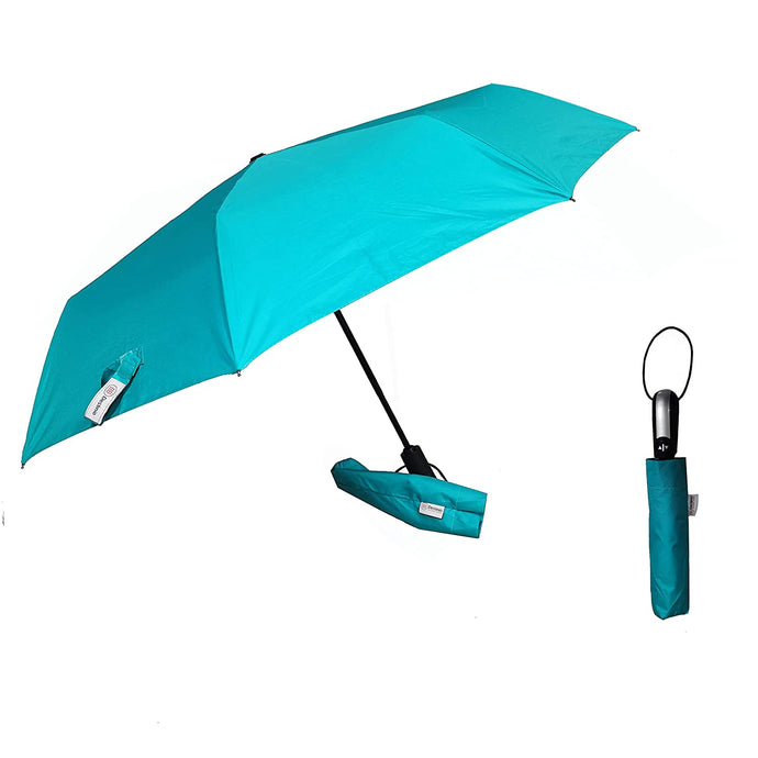 Buy Destinio UV Coated Umbrella 21 Inches 3 Fold Teal Blue Online at Destinio.in