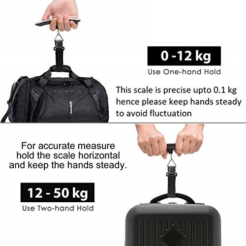 Buy Digital Travel Luggage Weighing Scale - Weight For One Hand and Two Hand - Destinio.in