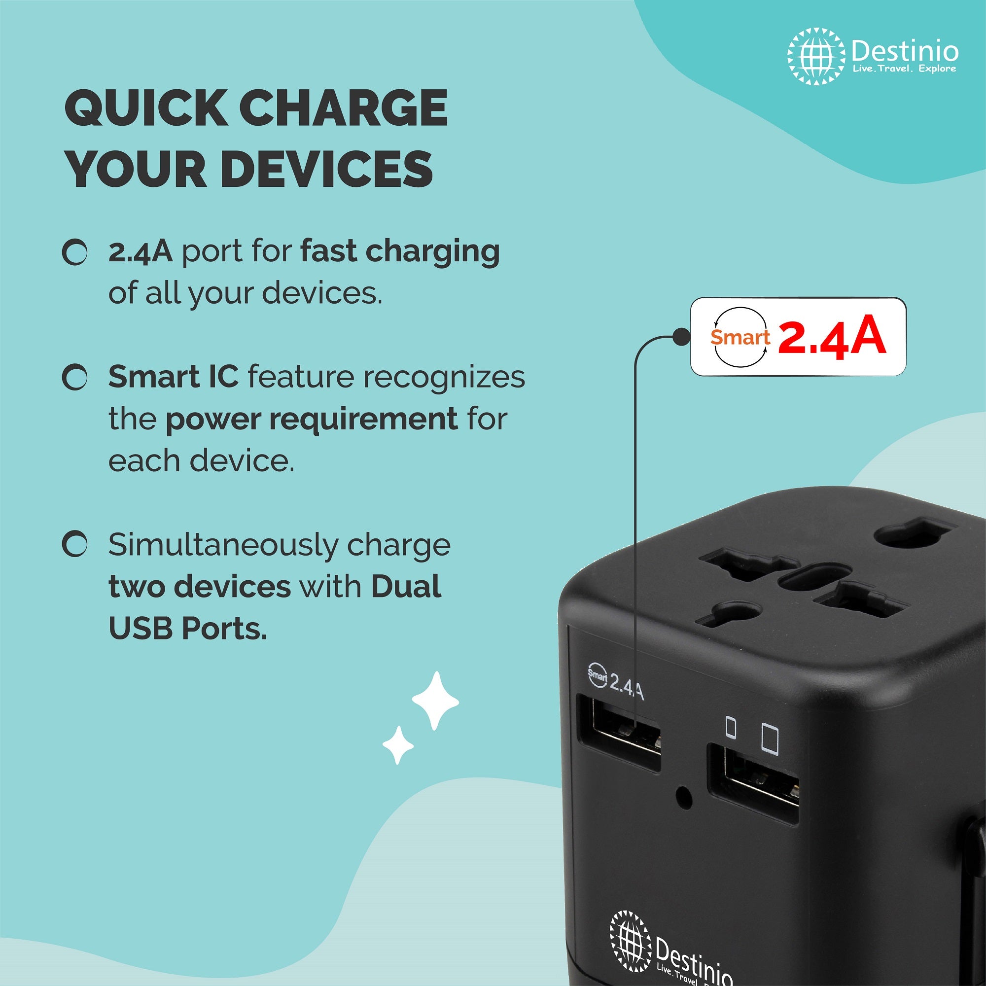 Green Lion Universal Travel Adapter - Stay Connected Worldwide